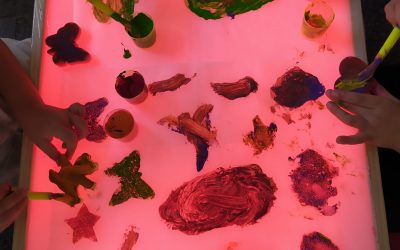 Mesa de luz (metodología Reggio Emilia)